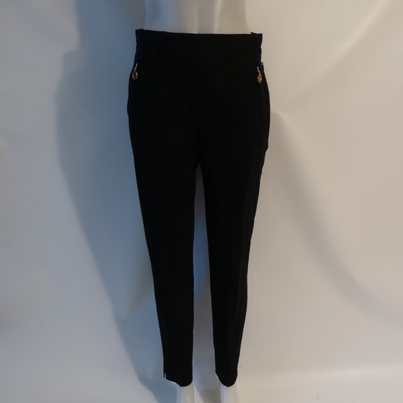 Womens Escada Margaretha Ley Black Wool Blend Pants 38 US/M * - Picture 1 of 16